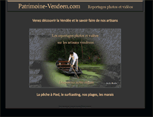 Tablet Screenshot of patrimoine-vendeen.com